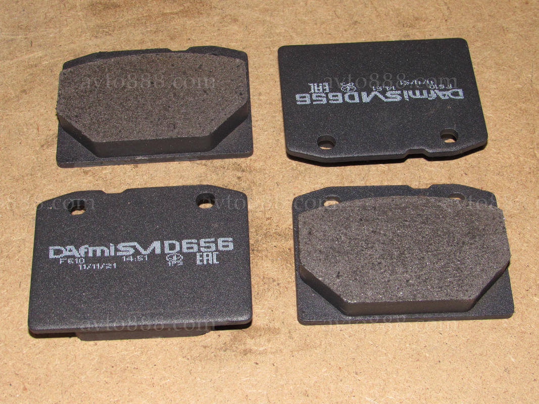 колодка 2101 пер. торм. "Дафмі"   2102/2103/2104/2105/2106/2107