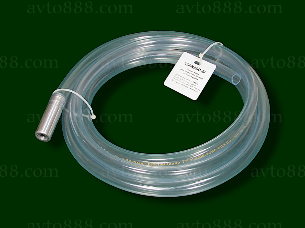 шланг перекачки палива 20*2,45м Tornado Long   бензин дизель