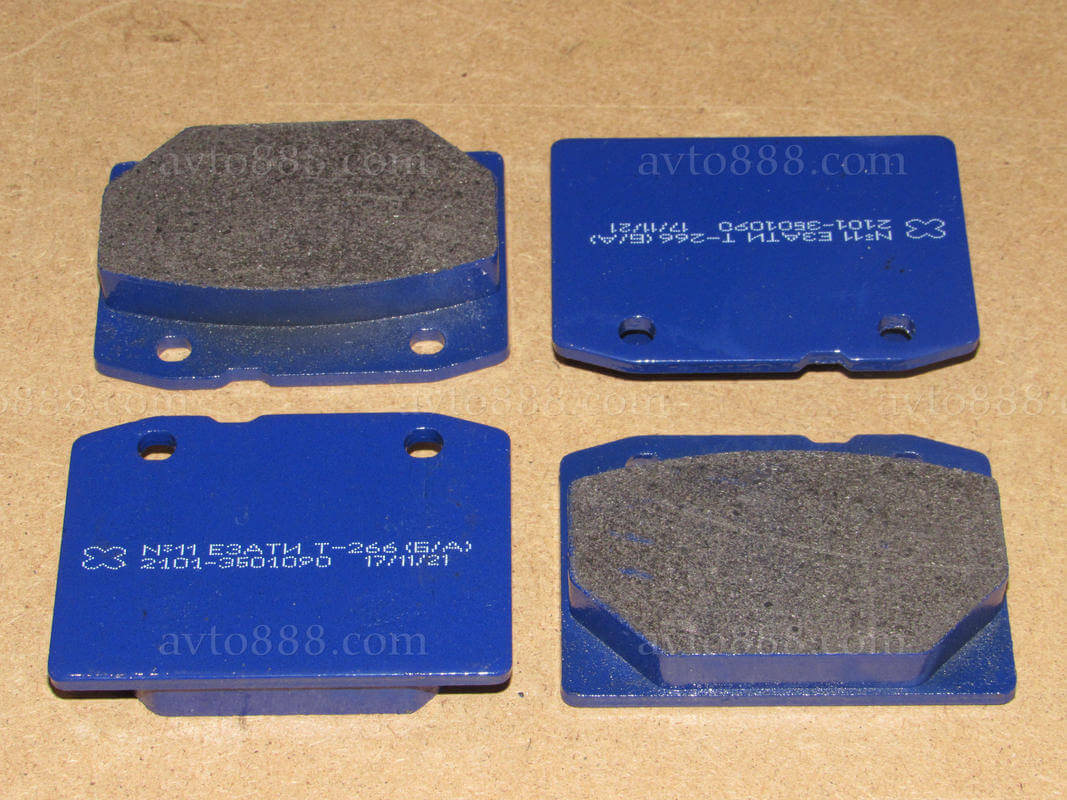 колодка 2101 пер. торм. "Єгорів" "lecar"