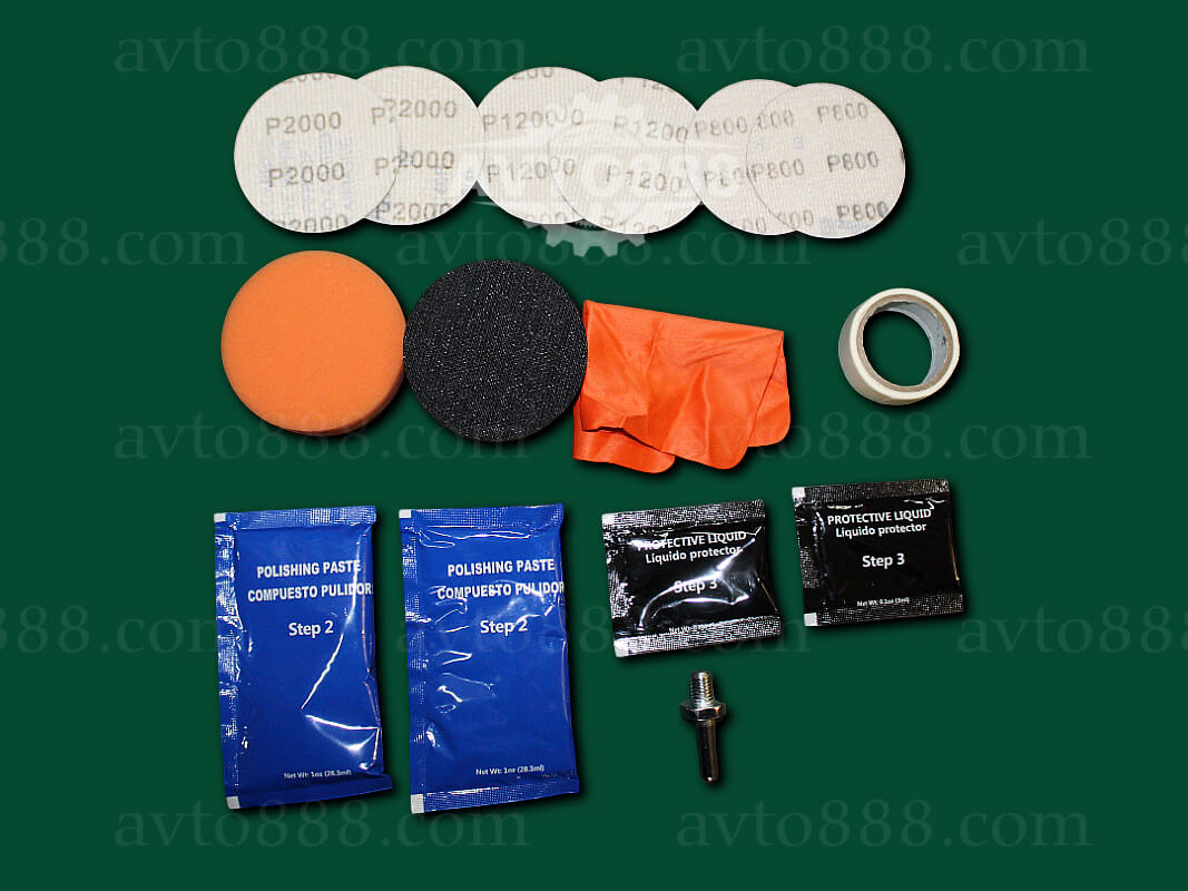 паста для полірування фар набір "Mannol"