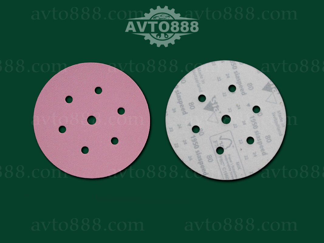 шліфувальний круг SIA 1950 6+1отв, 150мм  Р80