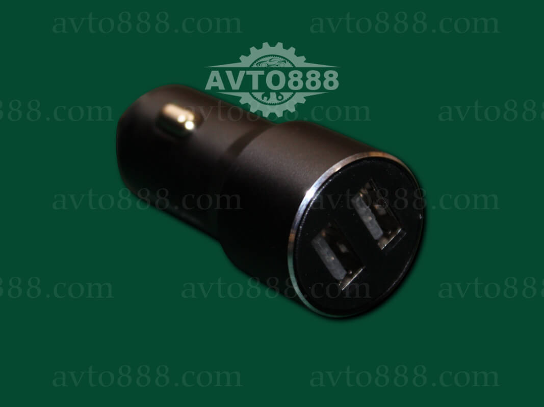 зарядка телефона автомоб. WUW C127 2USB 2.4A Black
