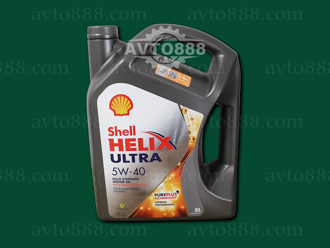 масло "Shell" 5w40 Helix Ultra 5л   - - -