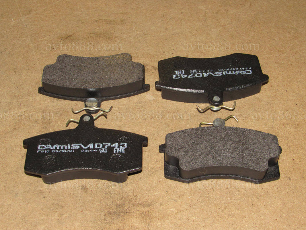 колодка 2108 пер. торм. "Дафмі"   2109/21099 2113/2114/2115