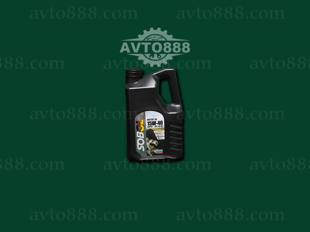 масло 15w40 4л "Sobol" SUPER