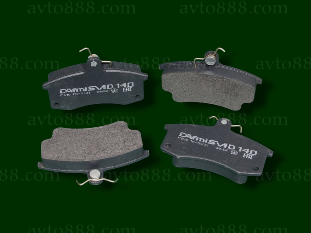 колодка 2110 пер. торм. "Дафмі" з датч.   2111/2112 2170/2171/2172 1117/1118/1119