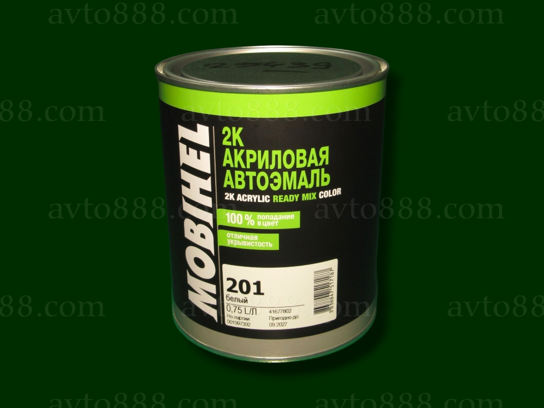 фарба "Helios 2K" 201 0.75л   біла