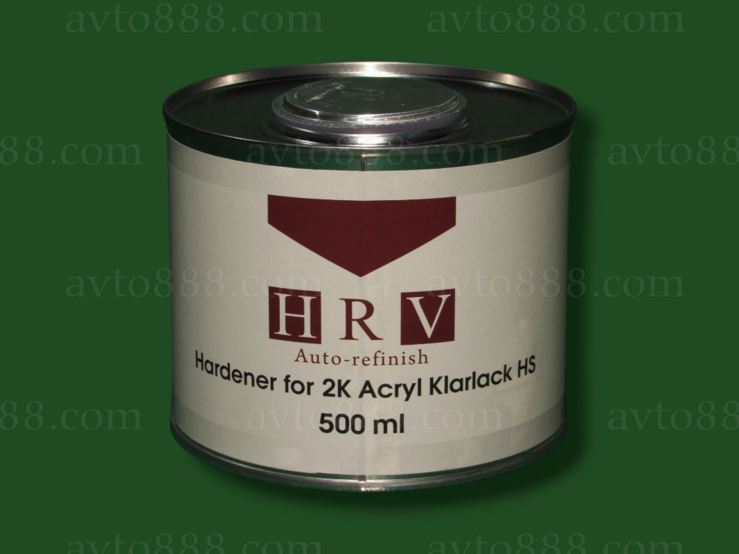 лак акриловий "HVR" 2K HS 1л + затвердник 0.5мл   Auto-Refinish біла банка