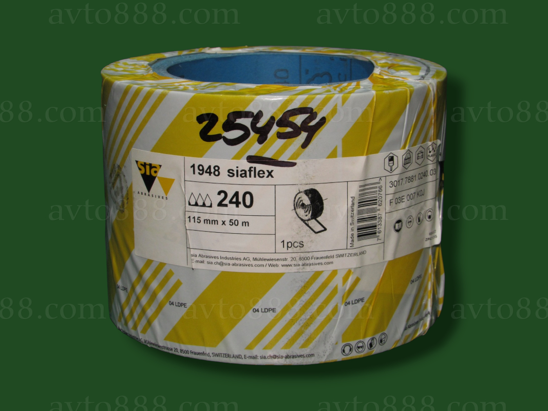 шліфувальний папір 115мм*50м Р240 /рулон/