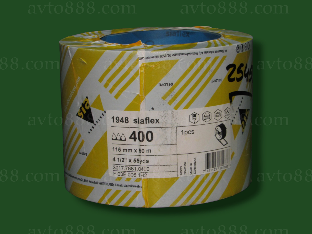 шліфувальний папір 115мм*50м Р400 /рулон/