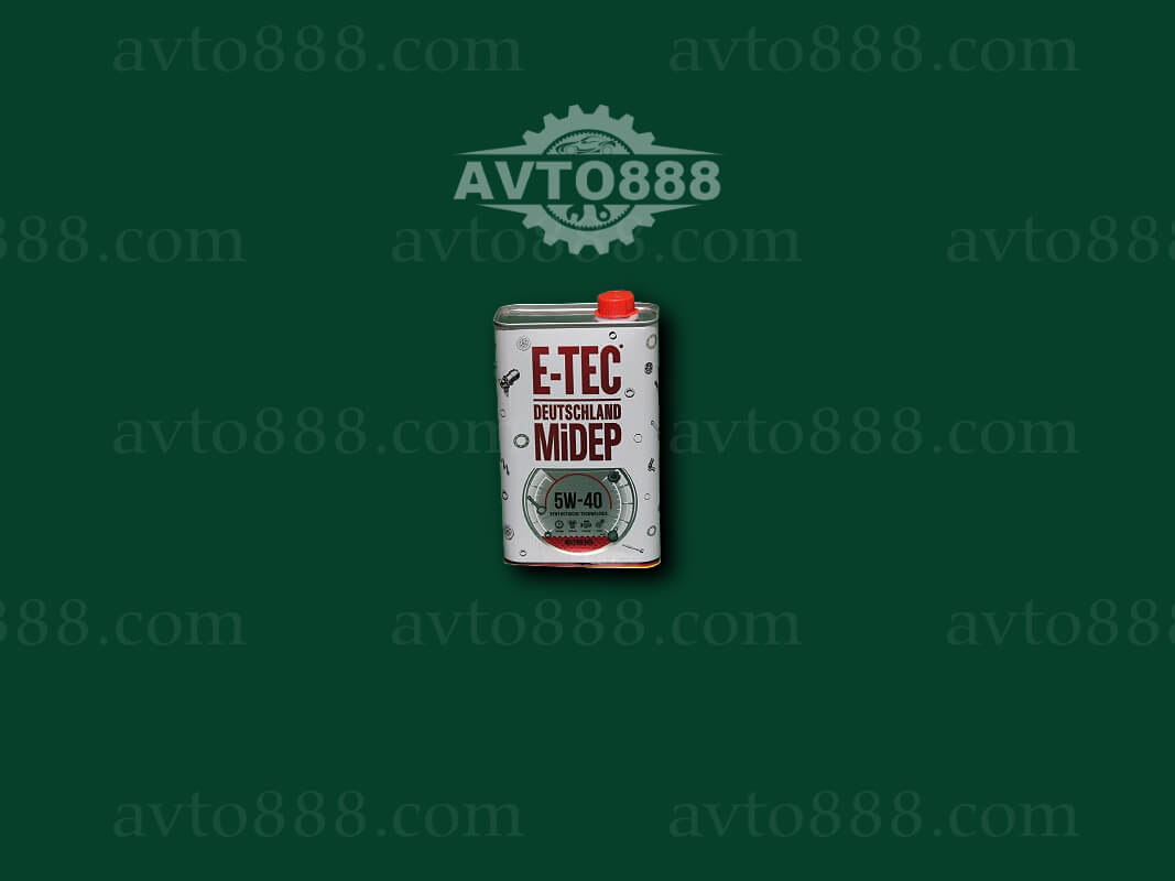 масло  5w40 "E-TEC" 1л мет.кан.
