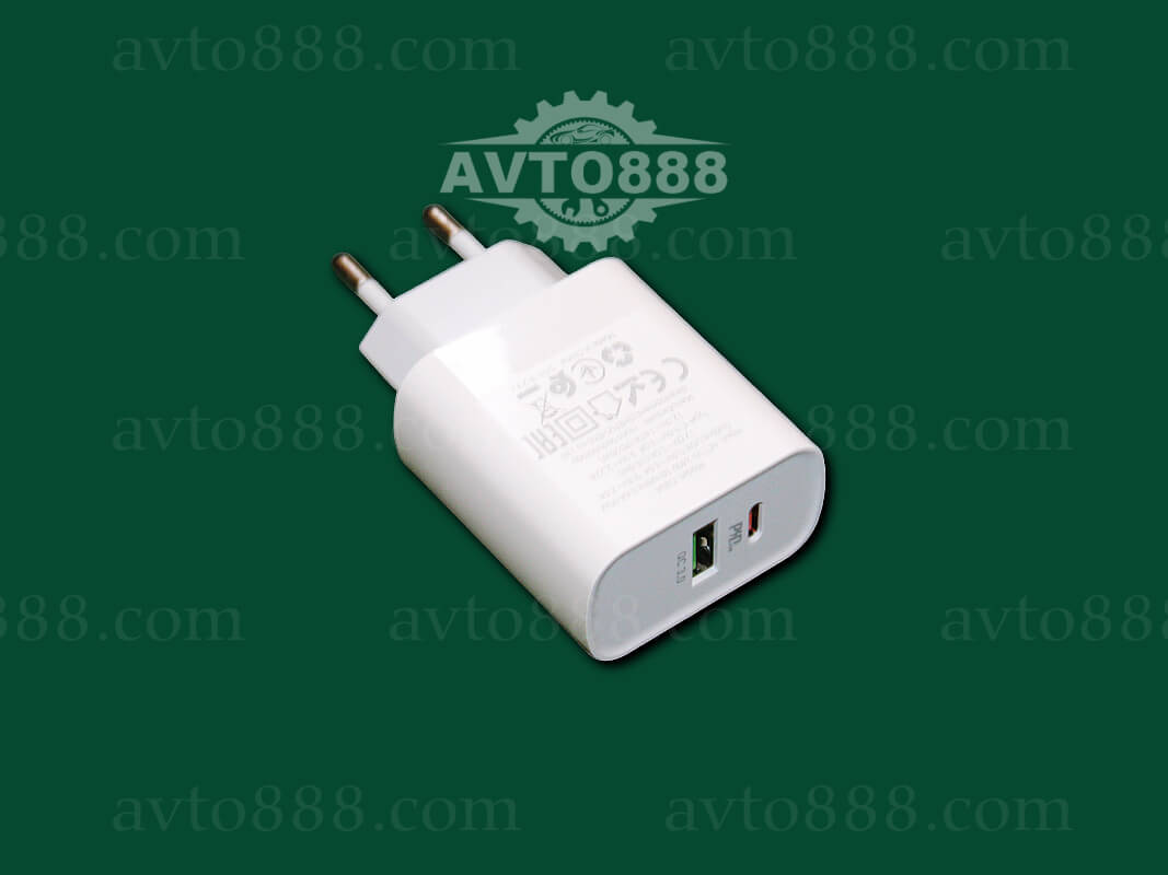 зарядка телефона побут. Hoco C80A Illustrious dual port charger with digital display