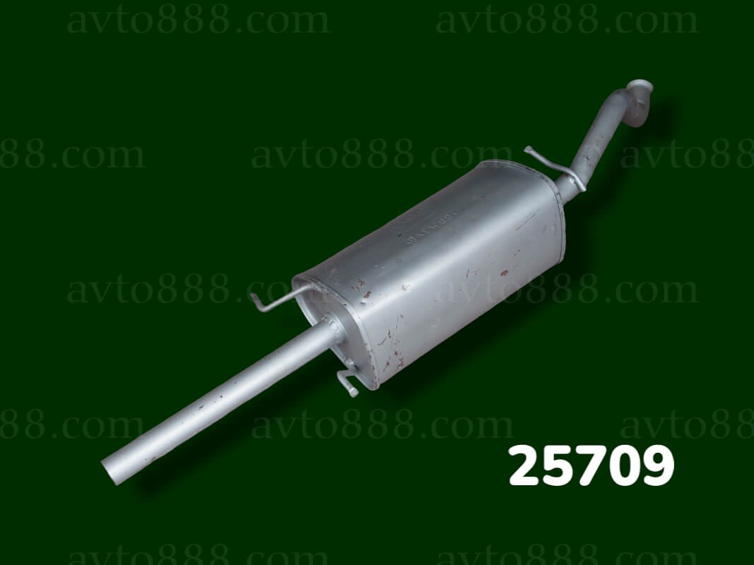 глушник Lanos 1.5 1.6і, Sens 1.3 (під хомут) "ТМК"   - - -