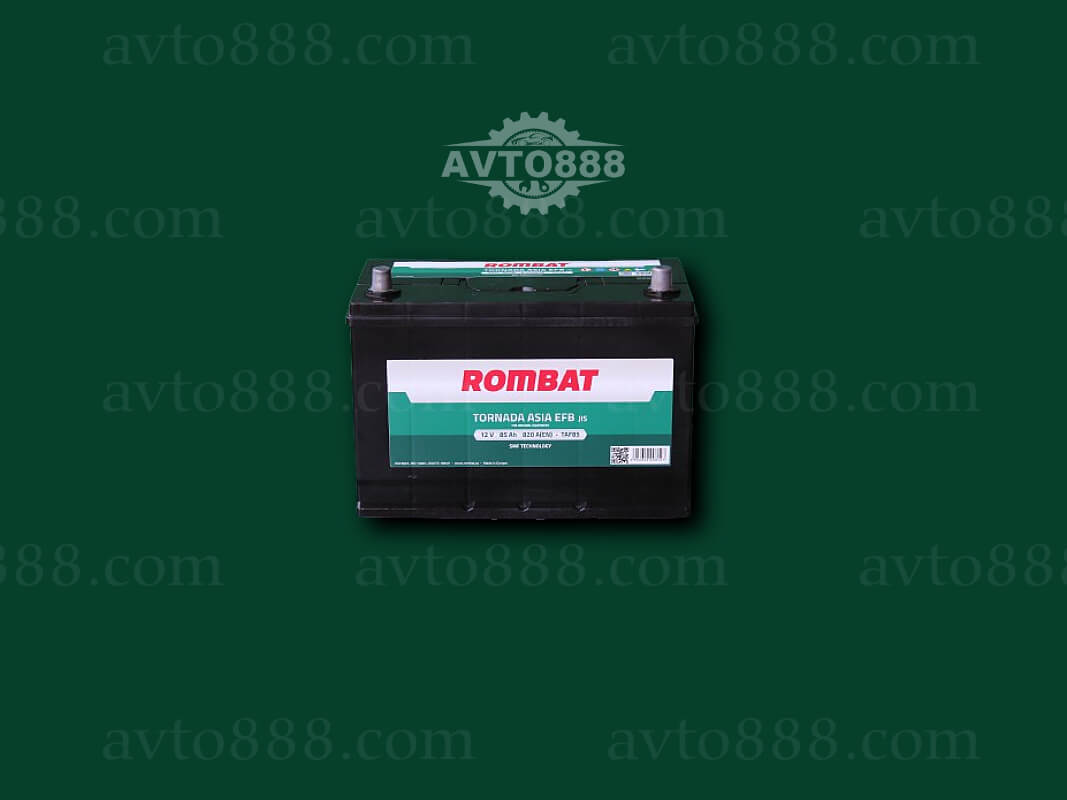 АКБ Азія  85 R+ 820A "RomBAT" TORNADA   EFB