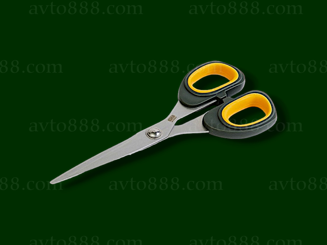 ножиці побутові з гумовою вставкою 7''  "Сила"