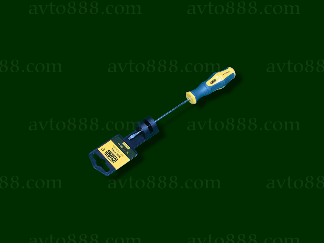 викрутка "-" обгумована SL3x100 CrV  "Сила"