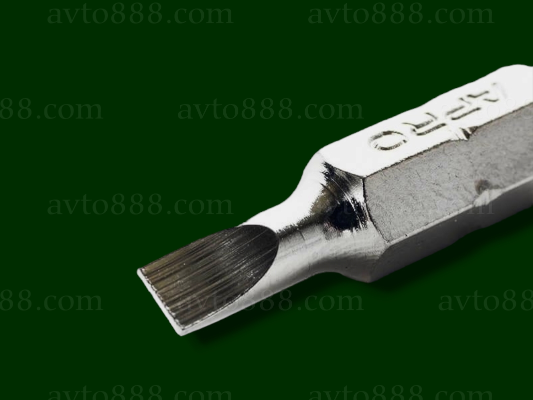 біта "-" SL4х25 мм хром (10шт в уп)  "APRO"