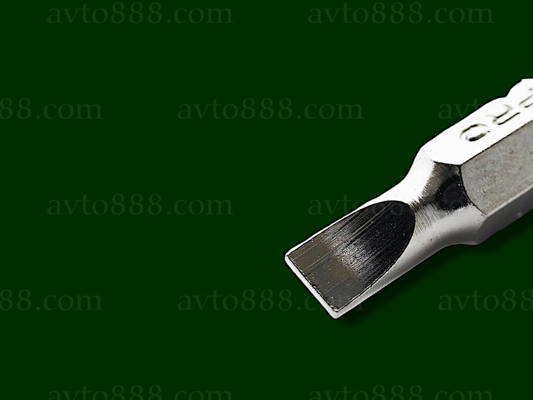 біта "-" SL5х25 мм хром (10шт в уп)  "APRO"