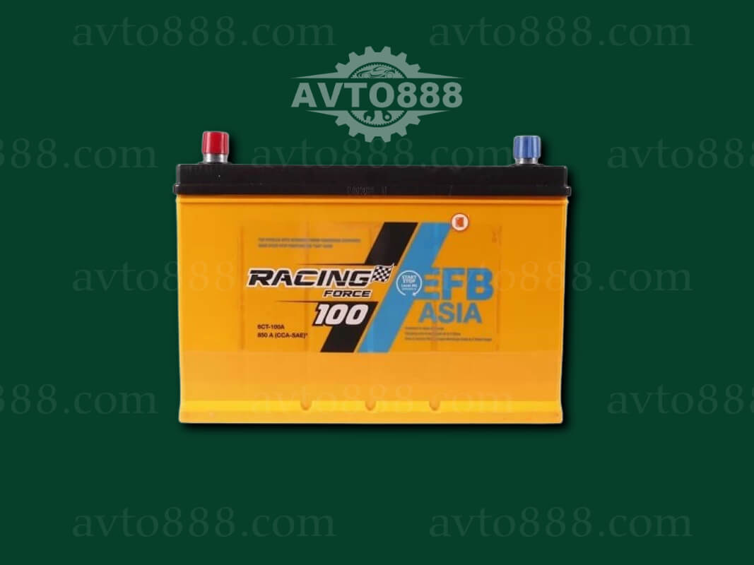 АКБ Азія 100 R+ 850A "Racing Forse"   EFB