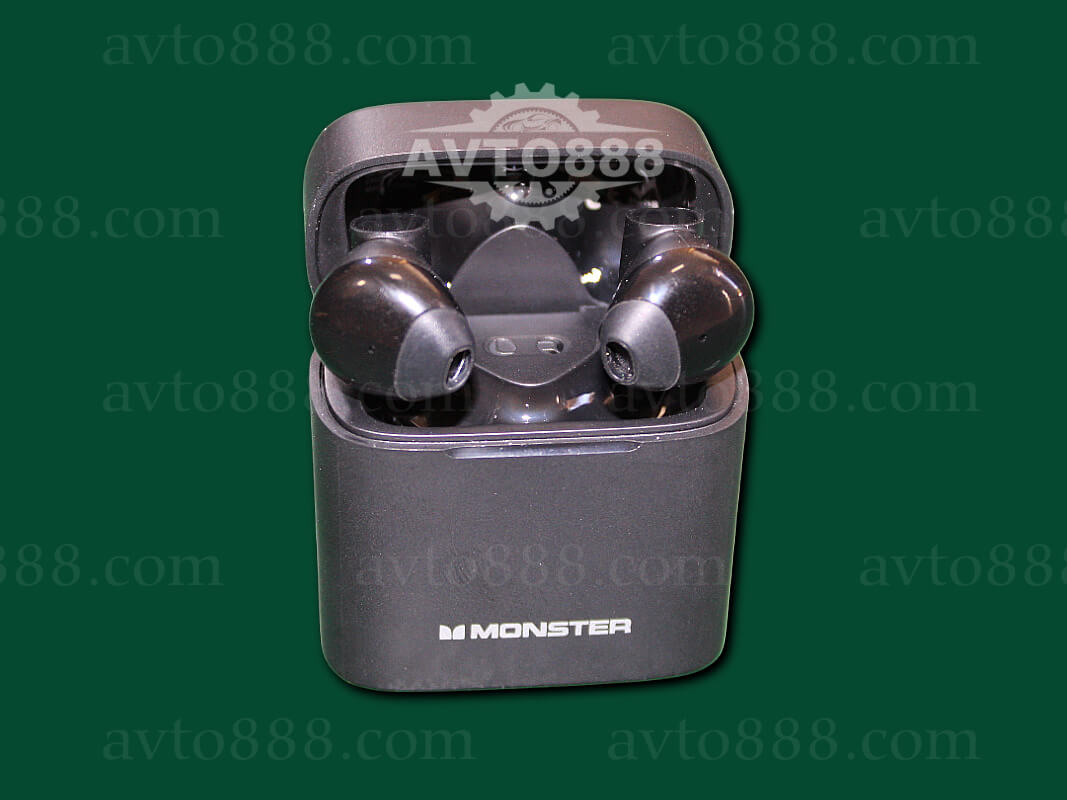 навушники Monster XKT03 Bluetooth Wireless Bluetooth 5.2 Sports earbuds noise reduction Black