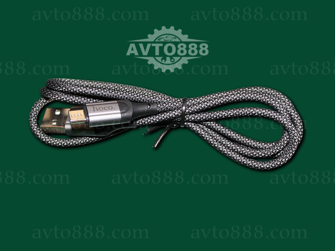кабель cable Micro Hoco X102 Fresh charging data cable Black