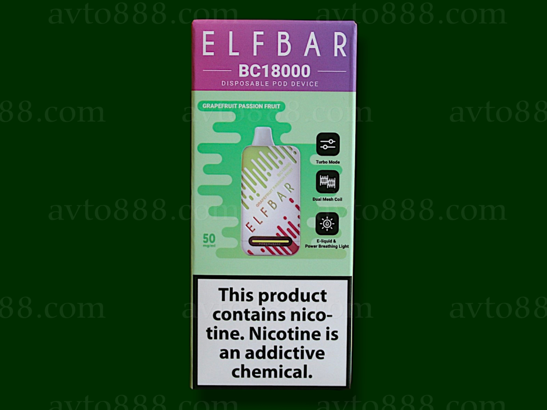 Elf Bar BC18000 Grapefruit Passion Frui (Грейпфрут Маракуя) 5% Одноразовый POD