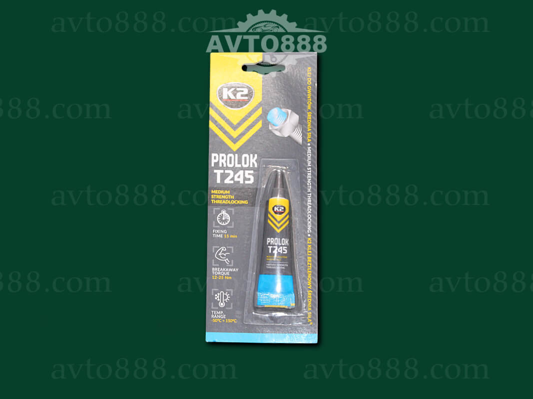 фіксатор різьби "K2" 6ml   (BOND PROLOK T245 MEDIUM STRENGTH)
