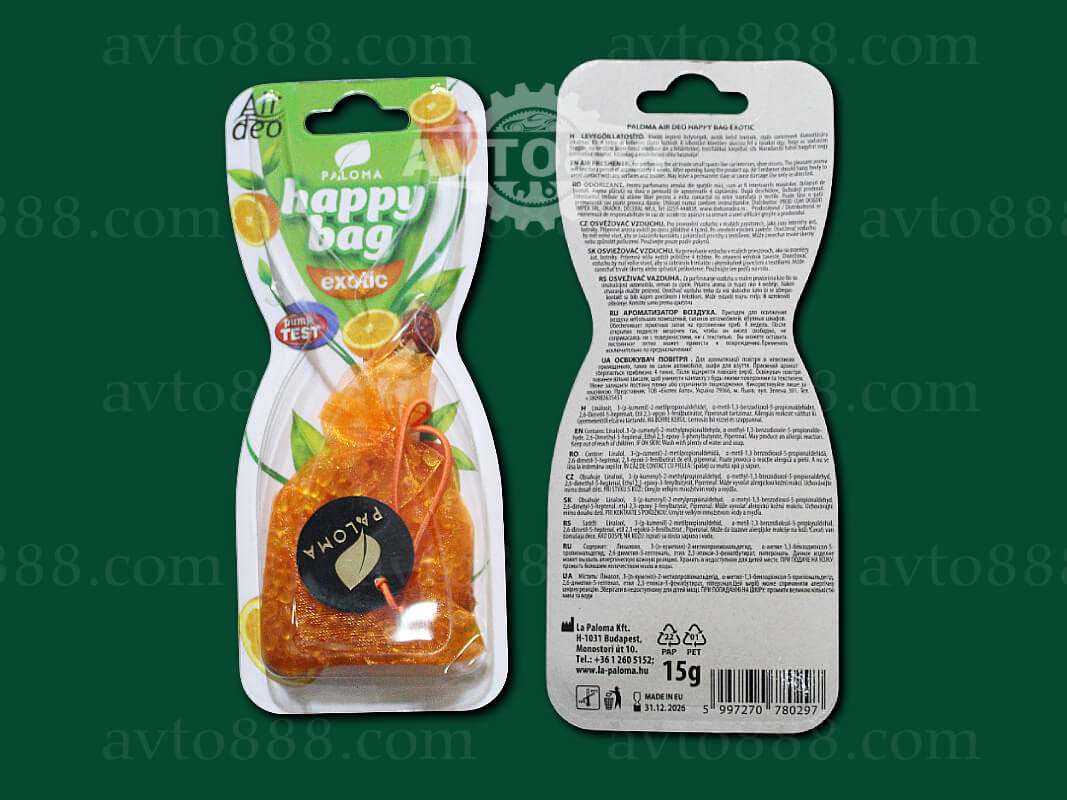 запах Paloma мішочок HAPPY BAG екзотик (Exotic)