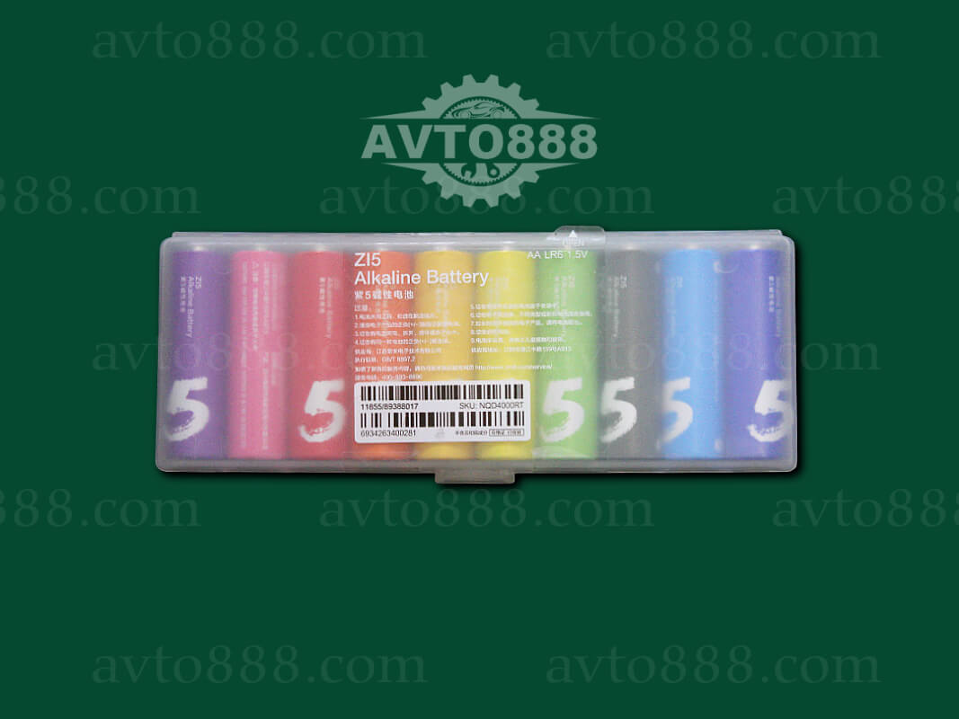 батарейка /пальчик/ "АА" (10шт) Xiaomi Rainbow Battery Grain (NQD4000RT)