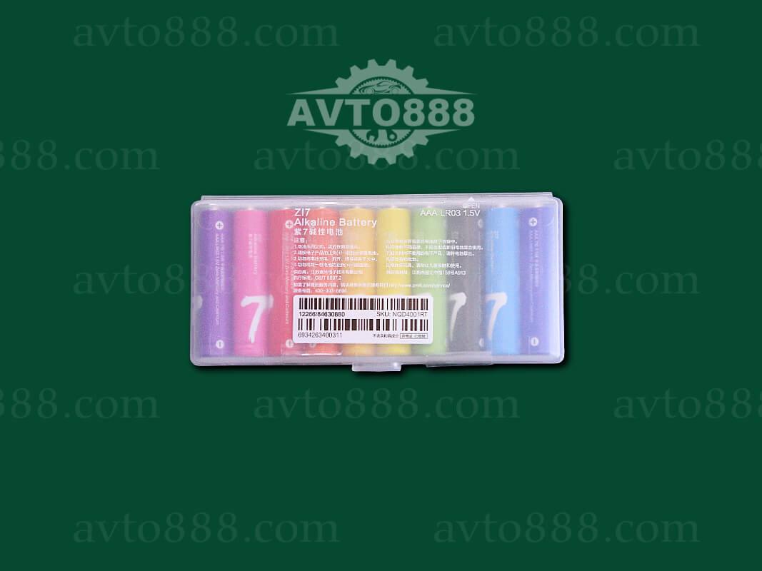 батарейка /пальчик/ "ААА" (10шт) Xiaomi Rainbow Battery Grain (NQD4001RT)