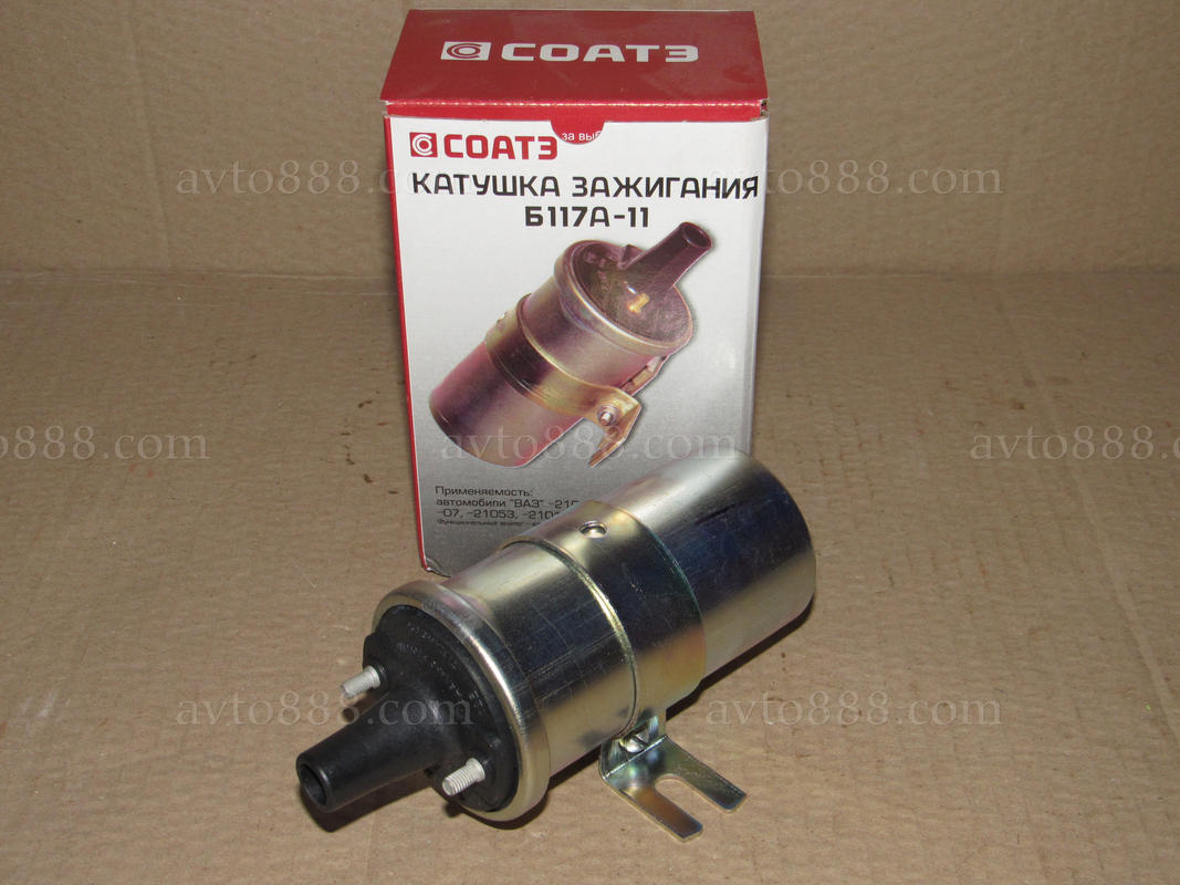 котушка запал. 2101 "СОАТЕ"   2102/2103/2104/2105/2106/2107 2121/21213   - - -