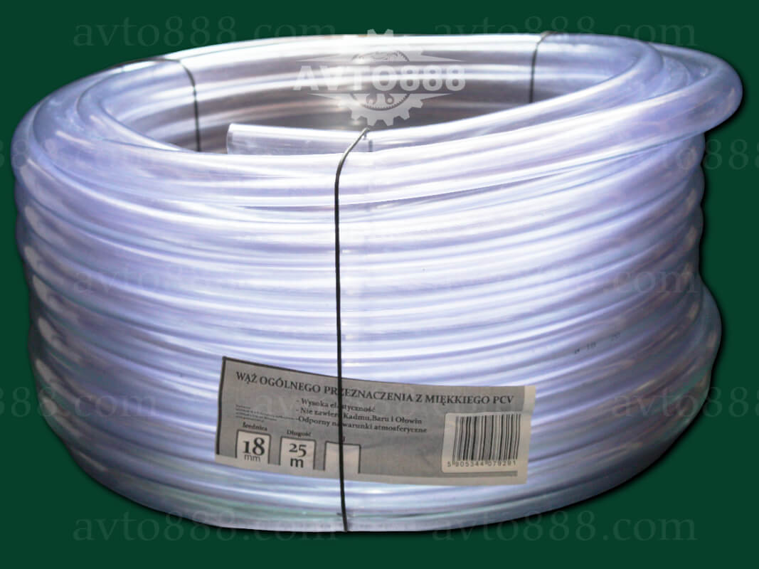 шланг бензин.  УНІ 18мм "Godmar" прозорий