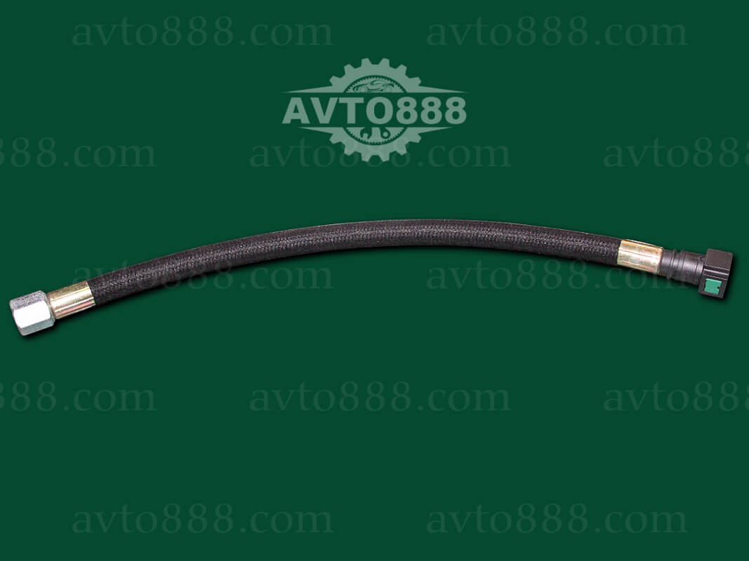 шланг бензин. 2112і 1,6 / 38см / гайка-защолка "Україна"