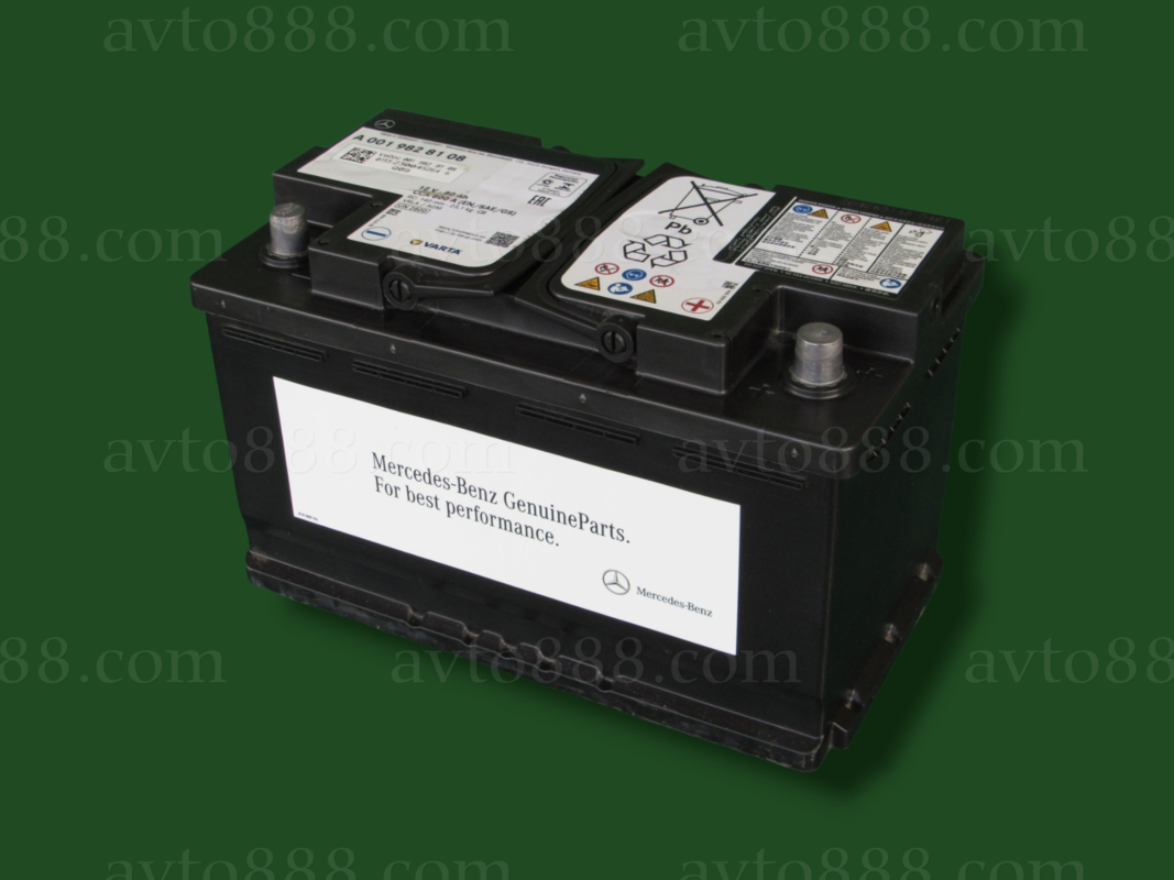 АКБ AGM  80 R+ 800A "Varta"