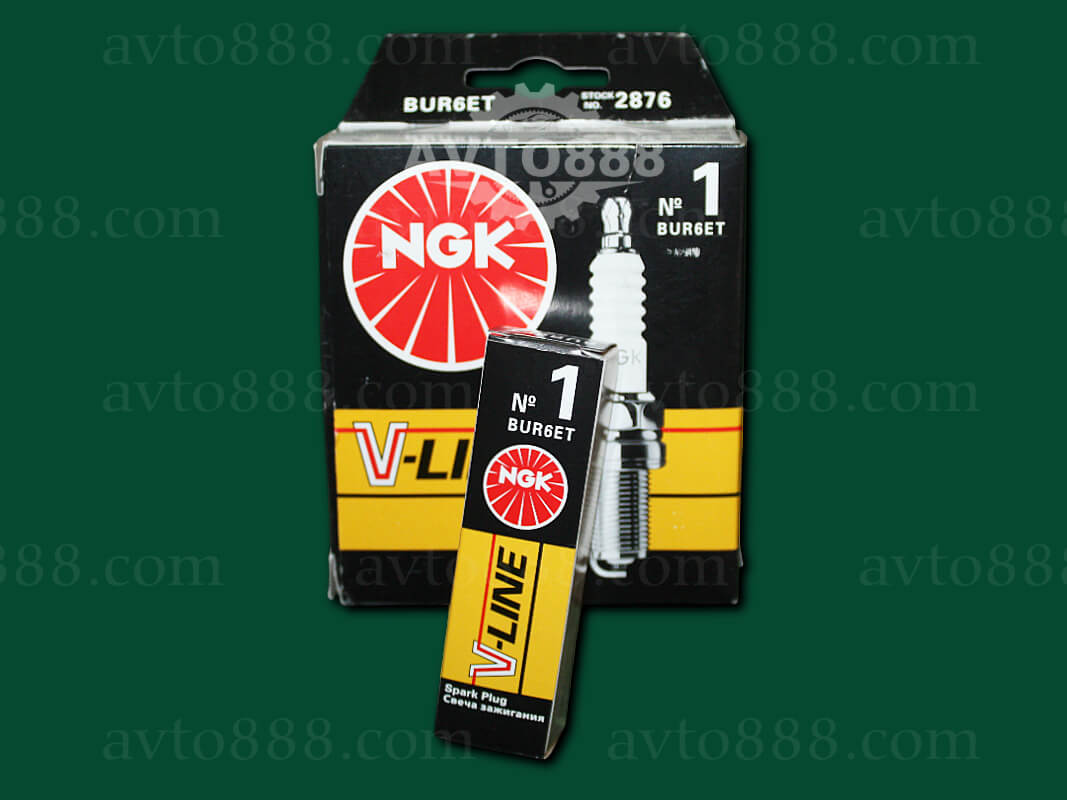 свіча запал. "NGK" № 1   (Audi,VW,Skoda), 3конт.