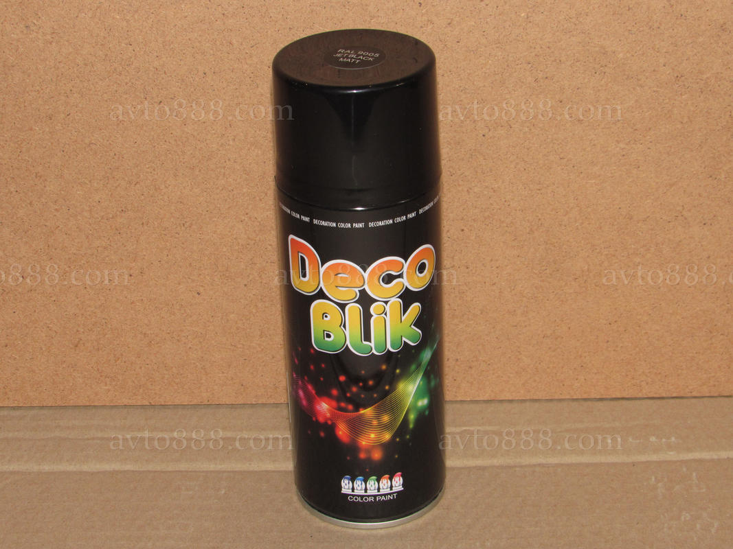 фарба "Deco Lack"-ан.  чорн матов 400ml