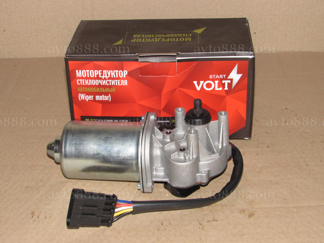 мотор двірн. 2123 "StartVolt"    (d=10мм)   2170/2171/2172 1117/1118/1119