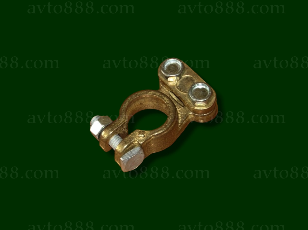 клема АКБ 12В латунь "+"