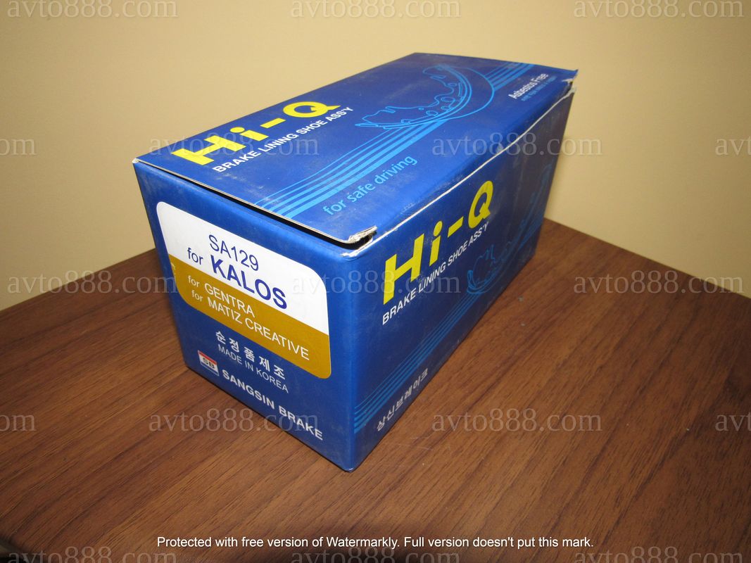 колодка Aveo зад. торм. "Hi-Q"